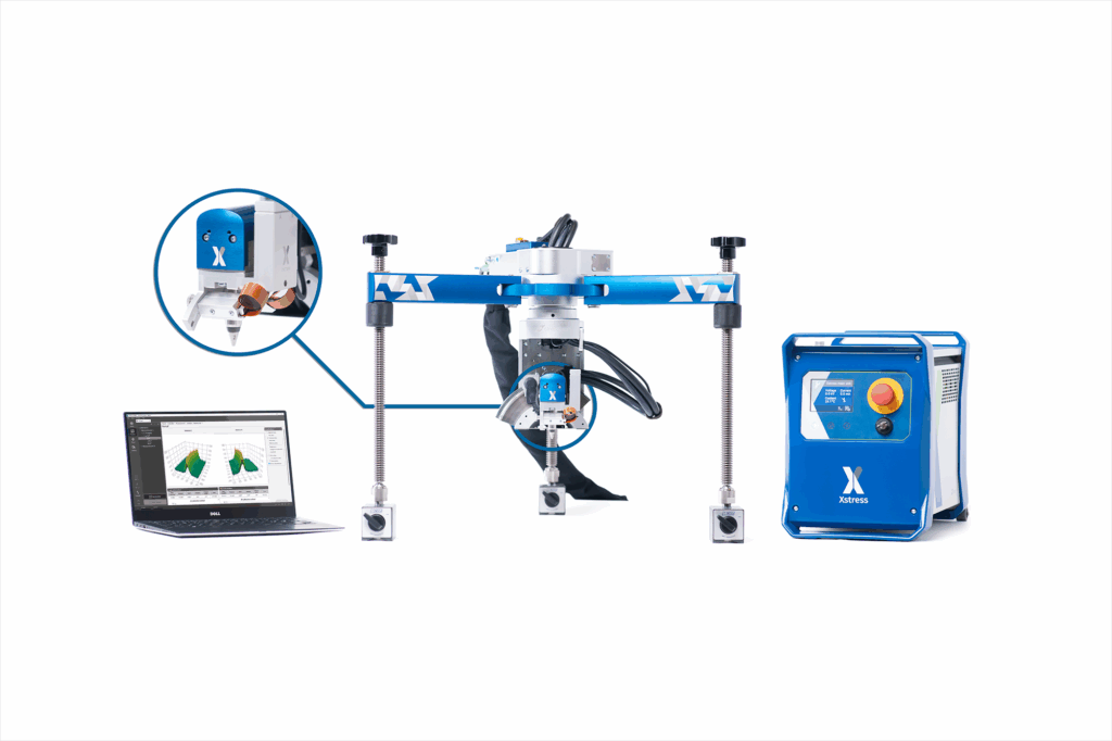Appareil DR-45 pour la mesure des contraintes résiduelles